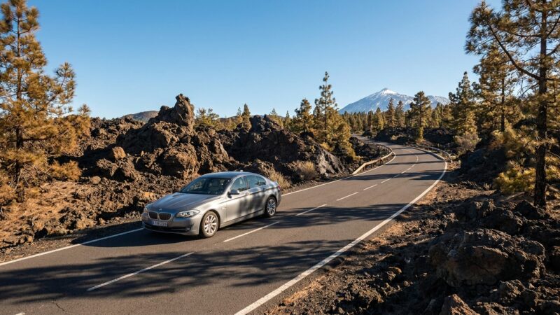BMW 5-Series sõiduarvustus Tenerifel