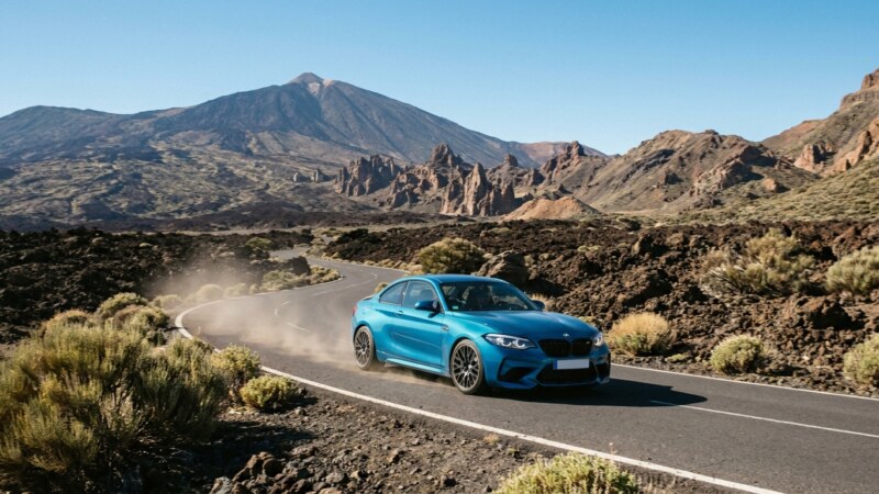 BMW M2 Competition Tenerifel: saare sõidukogemus